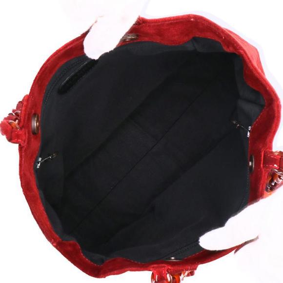 Chanel Suede Tote Bag Black - Picture 5 of 8